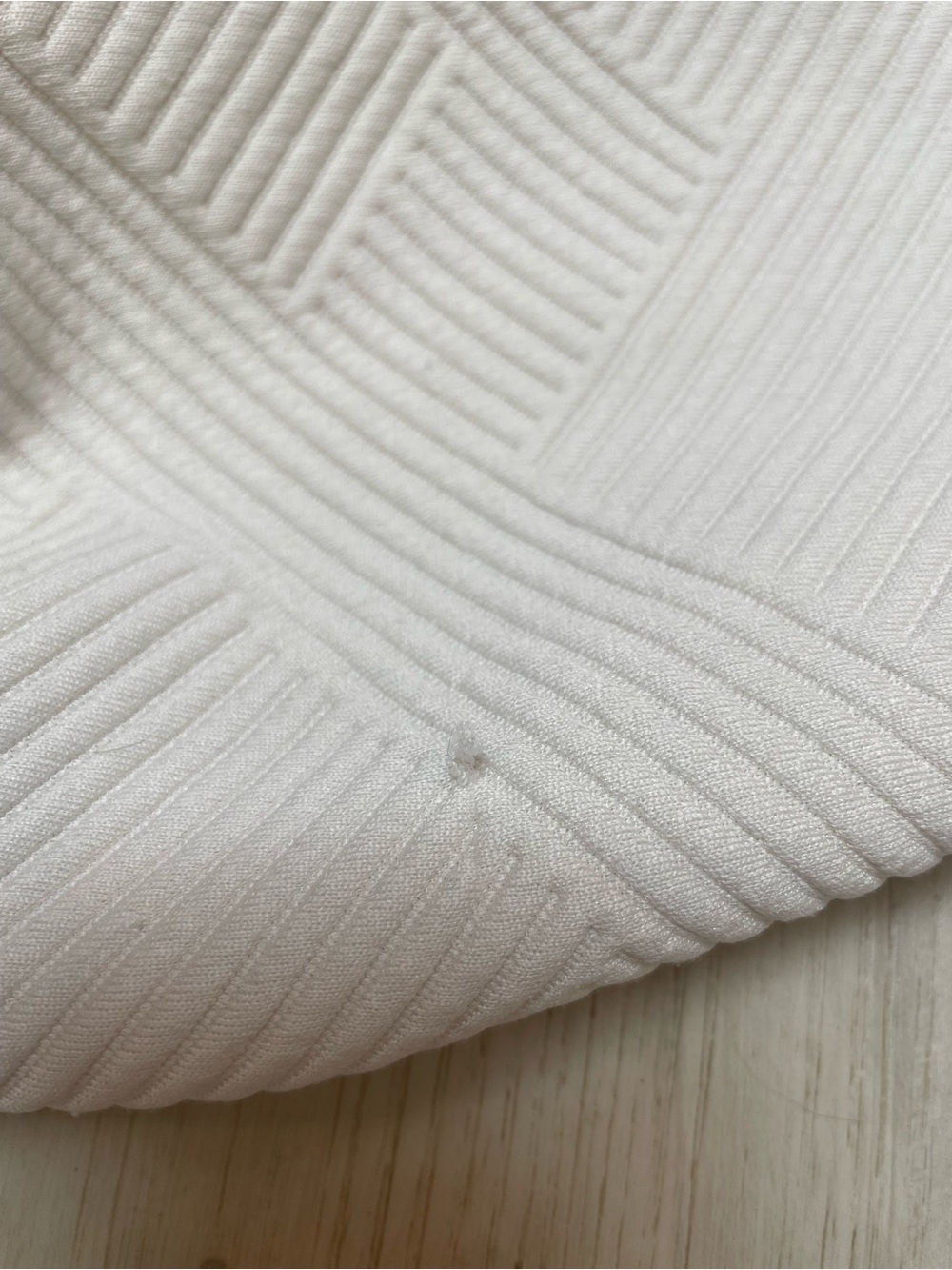 SHEIN Cream Textured Mockneck Pullover - Picture 5 of 5